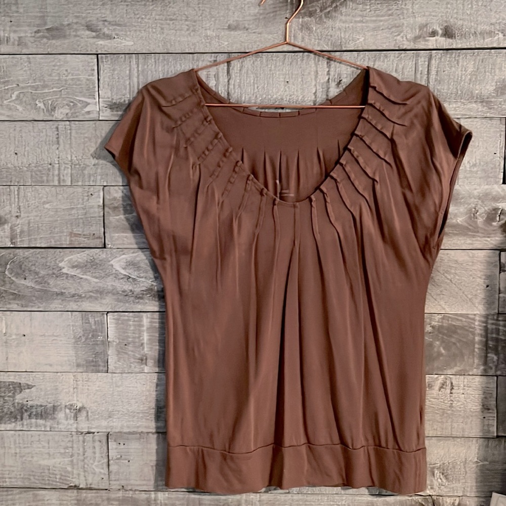 Anthropologie pin tuck dolman top